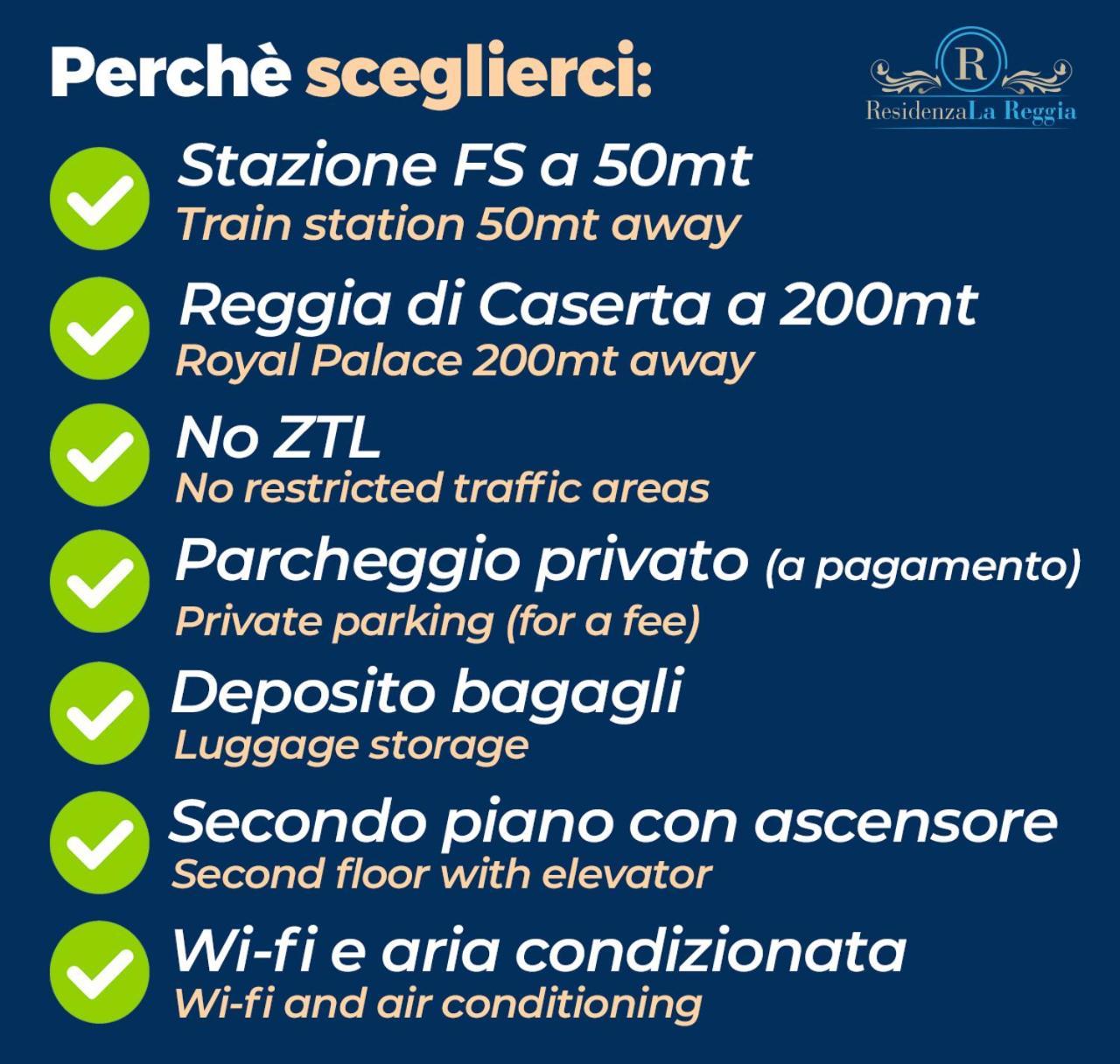 Residenza La Reggia Panzió Caserta Kültér fotó